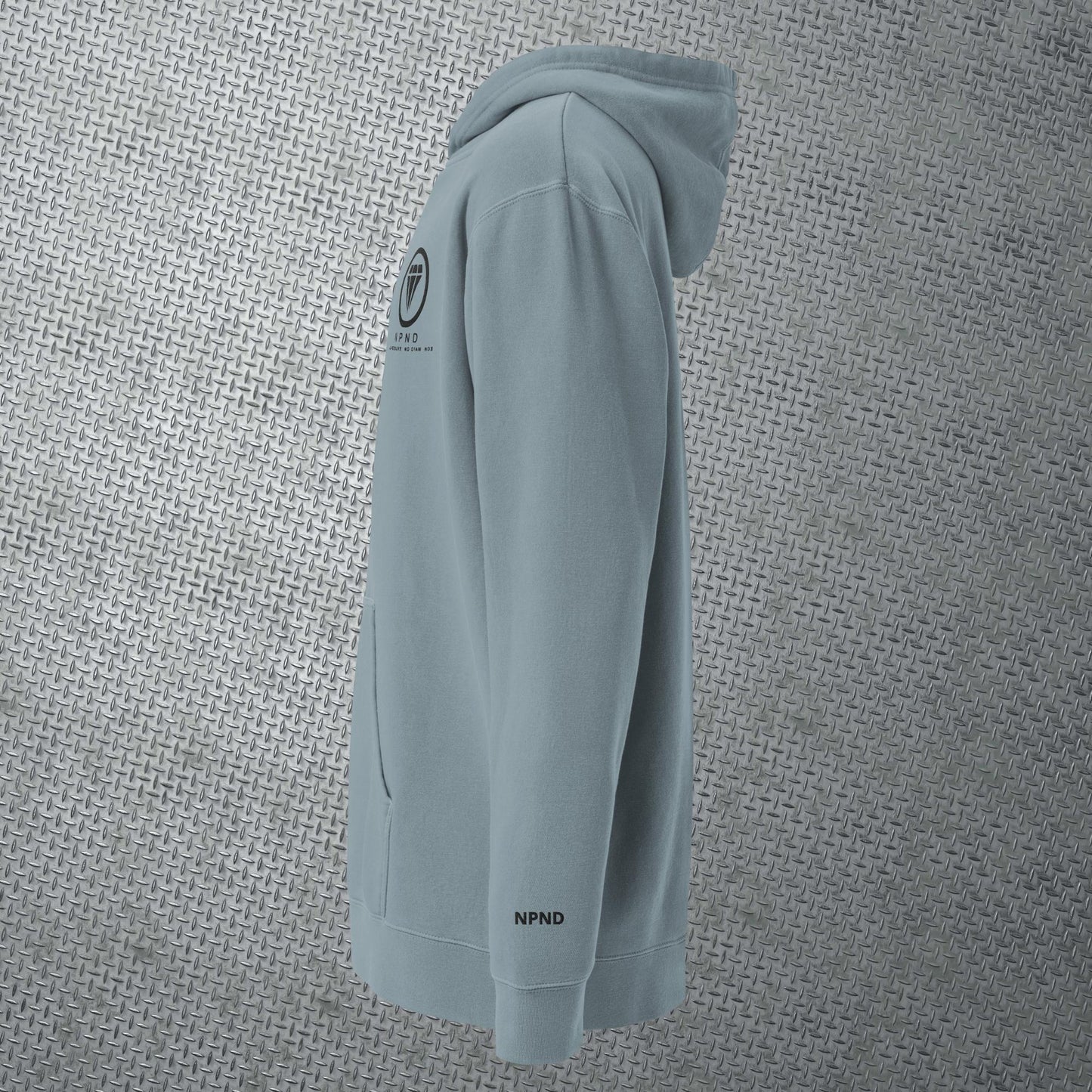 Unisex pigment-dyed hoodie