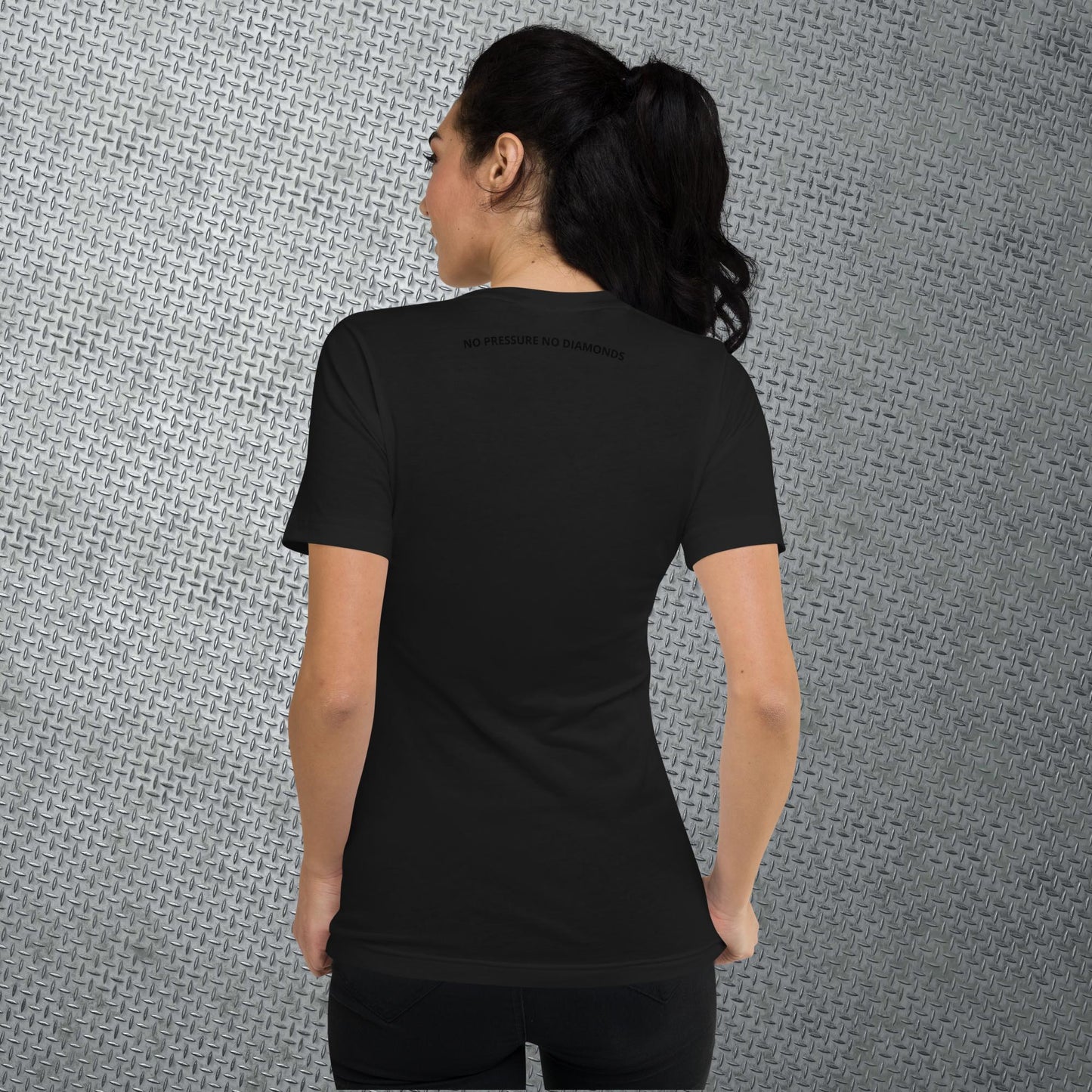BLACKOUT Short Sleeve V-Neck T-Shirt (Ladies)