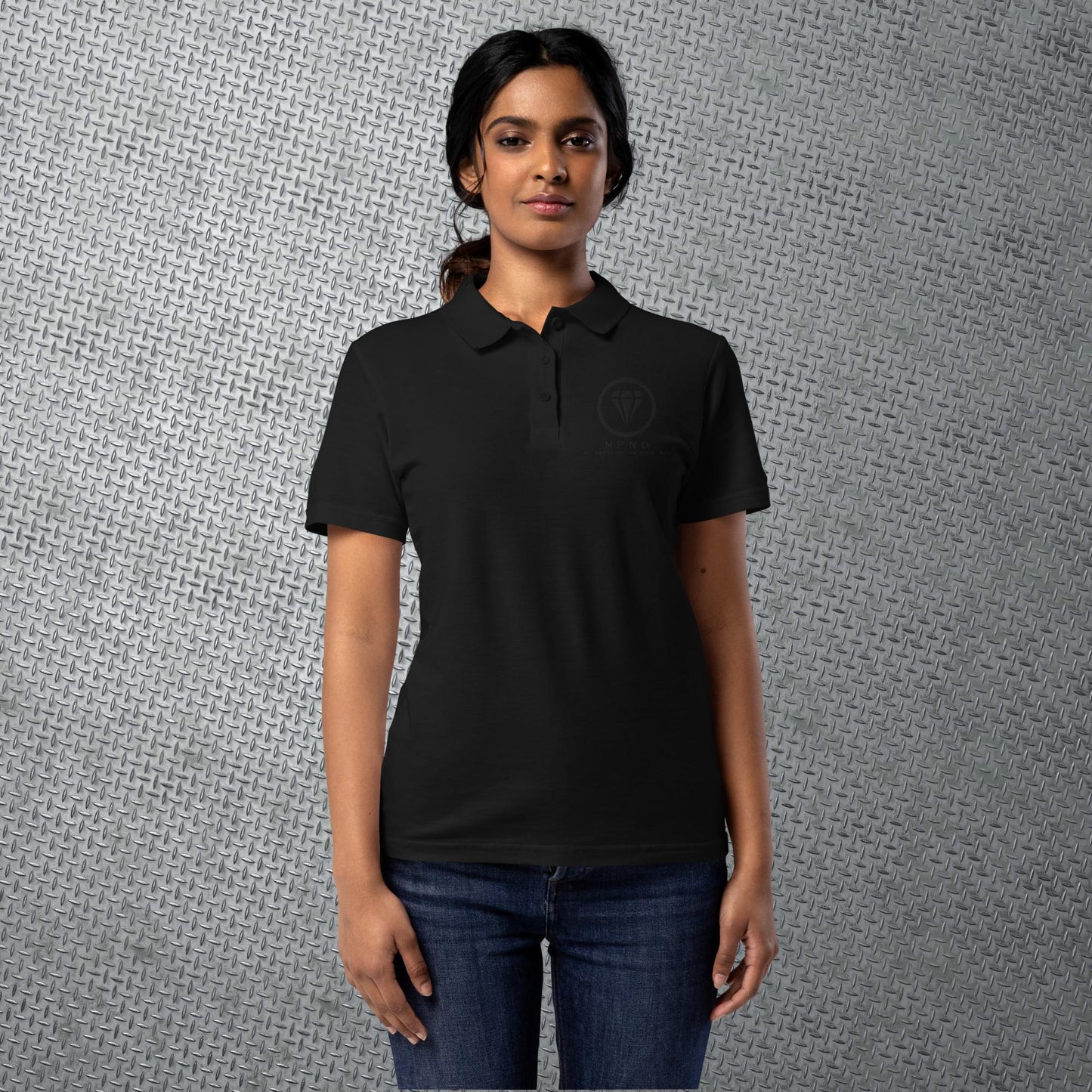BLACKOUT Women’s pique polo shirt
