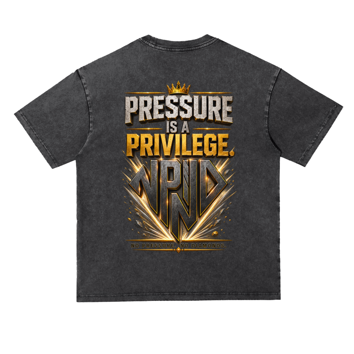 NPND Snow Washed Heavyweight Oversize T-Shirt
