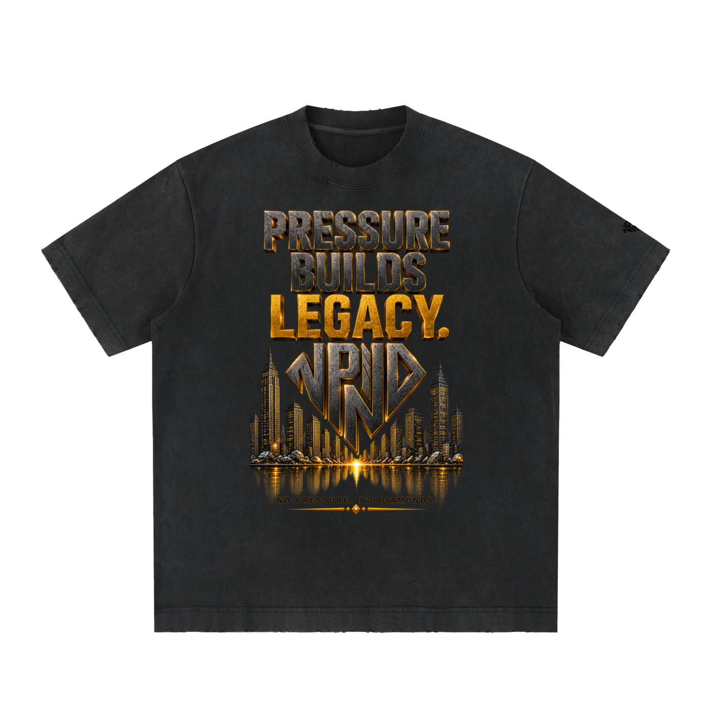 NPND Heavyweight Vintage Washed Frayed T-Shirt