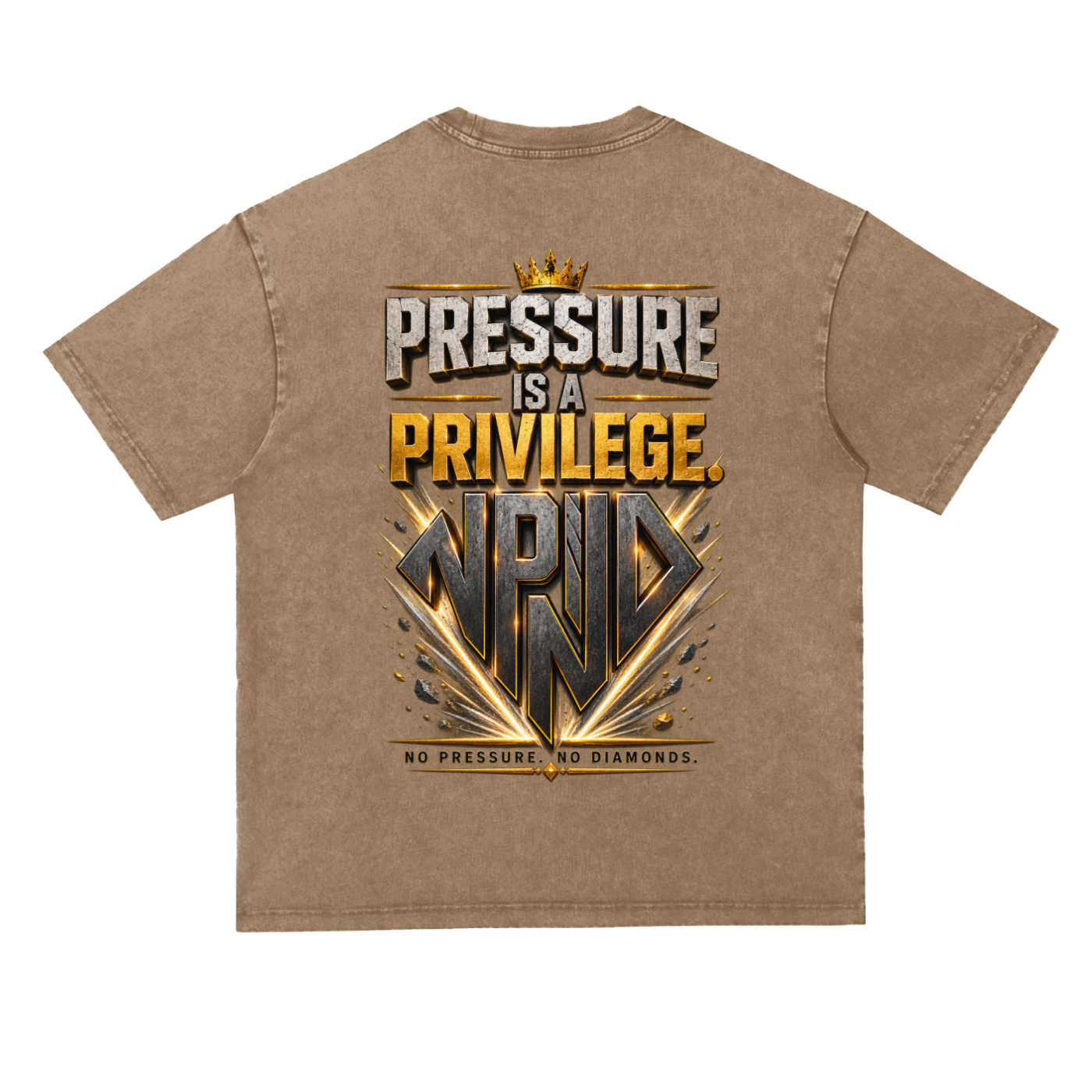 NPND Snow Washed Heavyweight Oversize T-Shirt