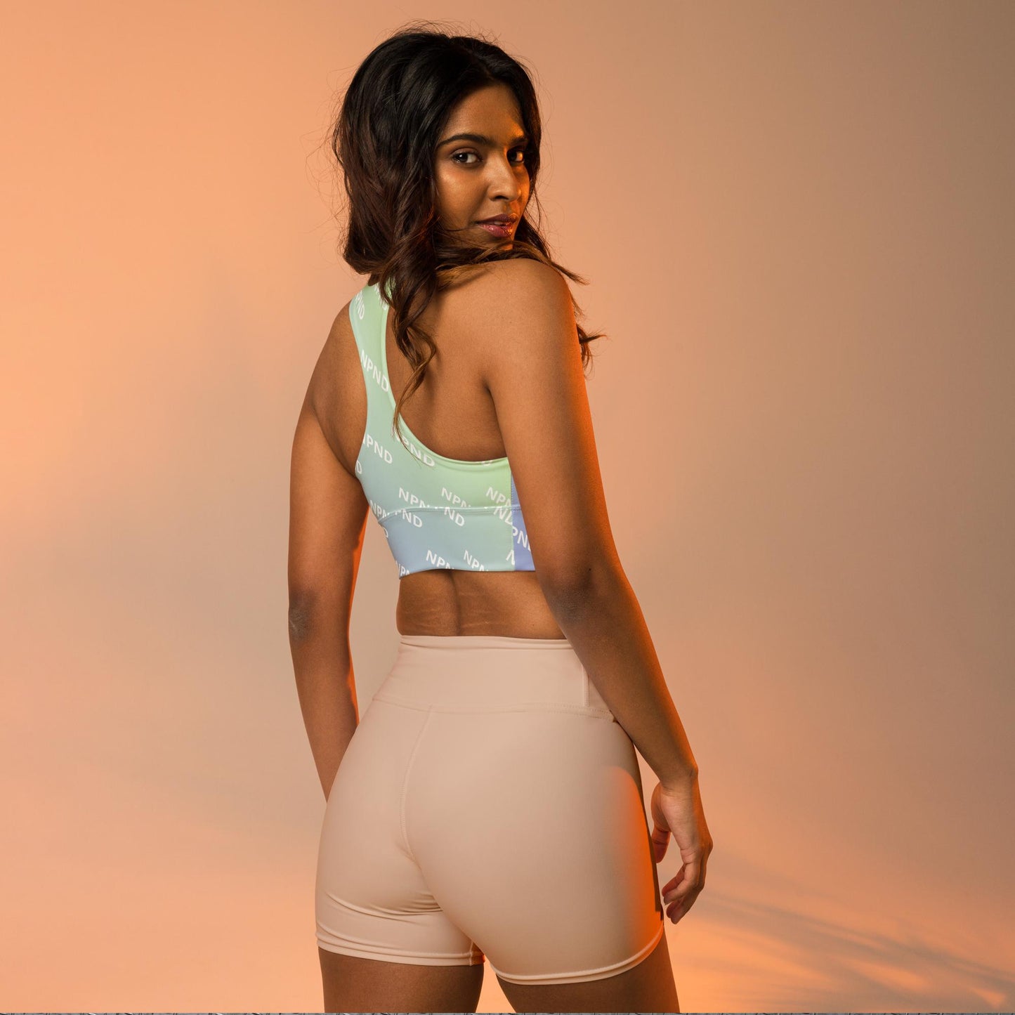 Longline sports bra