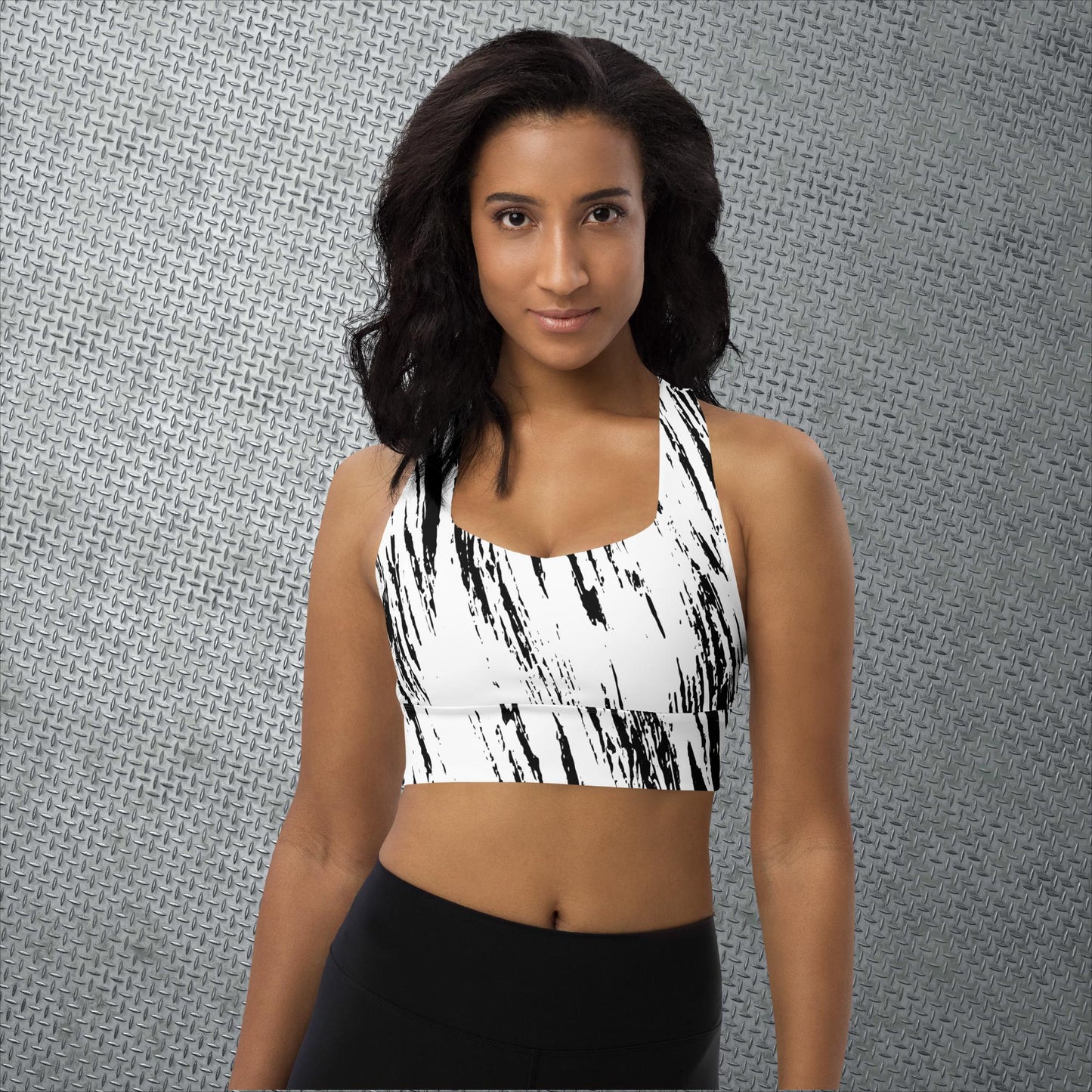 Longline sports bra