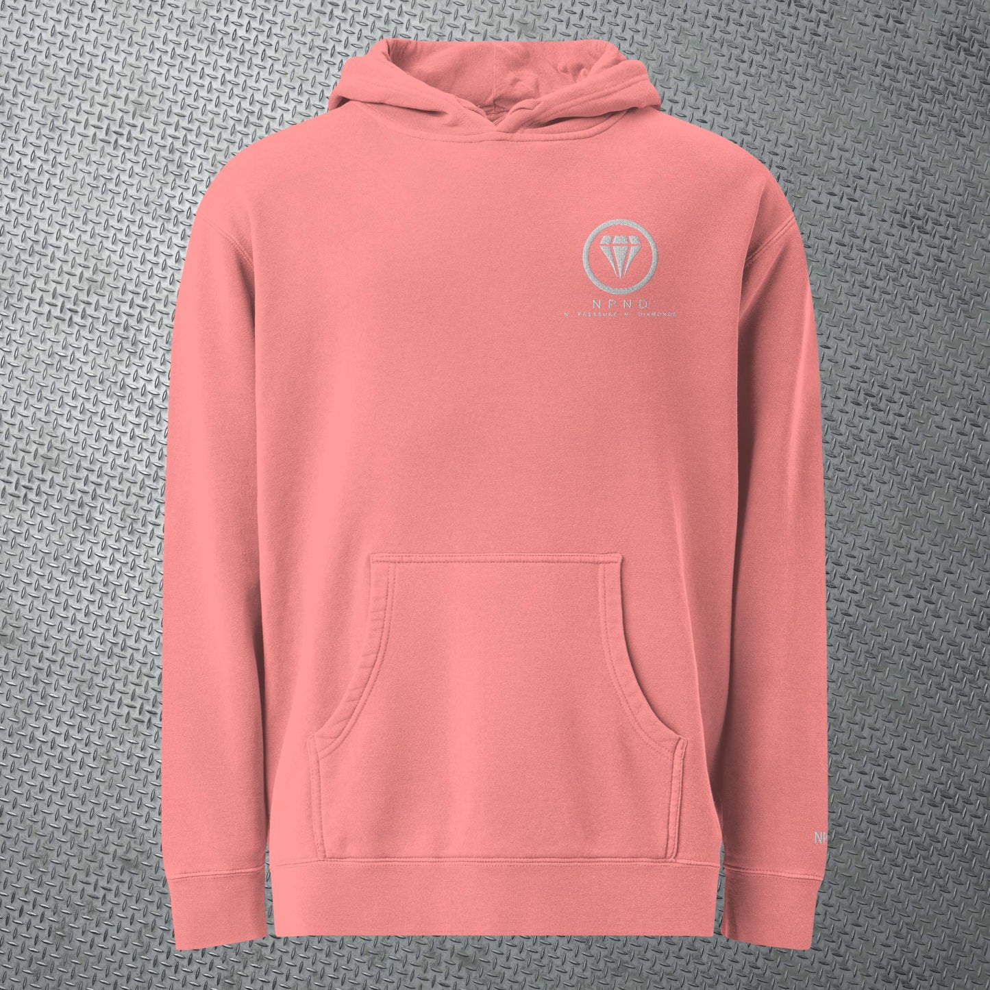 Unisex pigment-dyed hoodie